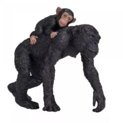 Mojo Mojo: Csimpánz kölykével - kézzel festett figura