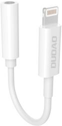 Dudao adapter Lightning fejhallgató adapter 3, 5 mm-es mini csatlakozóhoz 10 cm fehér (EMAGMPREF_38022)
