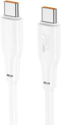 hoco. kábel, C típustól C típusig, 3A 100W X93, 2m, fehér