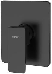 SAPHO - TURSI rejtett beépítésű zuhanycsaptelep, matt fekete TI041B (SH0548)