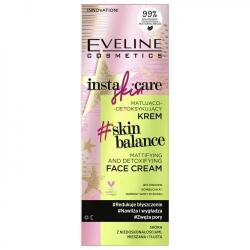 Eveline Cosmetics Insta Skin mattító/méregtelenítő krém, Eveline Cosmetics, Vegyes/zsíros/tökéletlen bőrre, 50 ml