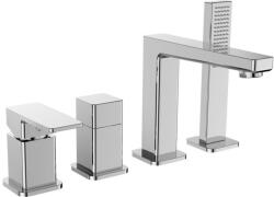 SAPHO - TURSI 4-lyukú kádcsaptelep, fényes króm TI052 (SH0590)