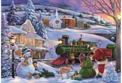 Clementoni 35566 - Karácsonyi vonat - 500 db-os puzzle (35566)