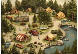 bboldin PT-312 - Camping Time - 1000 db-os puzzle (PT-312)