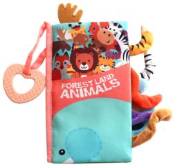 KikkaBoo Текстилна книжка с чесалка Kikkaboo - Forest animals (31201010265)