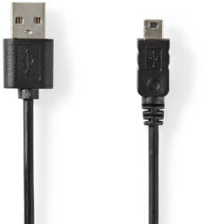 Nedis CCGL60301BK20 USB kábel USB 2.0 2 M USB A Surface connect 5-pin Fekete (CCGL60301BK20) - compzone