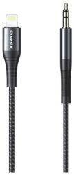 Awei cl-116l audió kábel, 3.5mm jack - lightning, 100cm, cipőfűző, fekete, kompatibilis: Apple iPhone 14 Plus / iPhone 14 Pro / iPhone 14 (CL-116L_B)