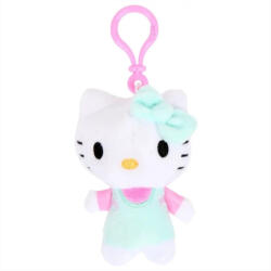 Durabo Hello Kitty plüss táskaklipp, 12 cm - zöld (2289520)