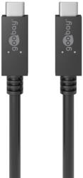 Wentronic 49254 USB kábel USB 3.2 Gen 2 (3.1 Gen 2) 1 M USB C 20 Gbit/s 100 W Fekete (49254)