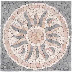 divero Márványmozaik "Nap" motívum 90 × 90 cm (HF55586)