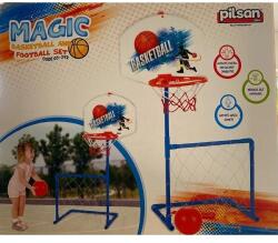 VEGATOYS Magic 2 az 1-ben kosárlabda és focikészlet gyerekeknek, PIL-03392