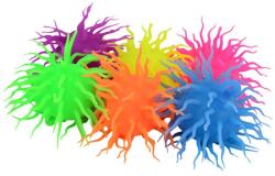 Retoys Világítós fluffy labda, 12 cm, 6 féle Ajánlott 3-10 éves korig unisex (94154)