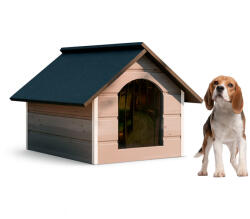 Leziter Doggie Premium hőszigetelt kutyaház "L" 60x55x80 cm (WDH-9980-L) - geminiduo