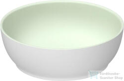 Duravit SIVIDA DuroCast Plus 30 cm-es pultra ültethető mosdó csaplyuk nélkül, matt halványzöld/matt fehér 266002FG00 (266002FG00)