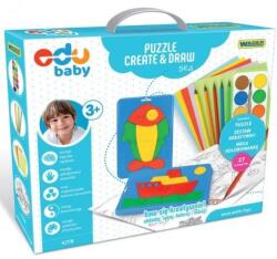 Wader Puzzle Creați și desenați - Mai mult (42110-1)