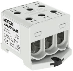 Morek MAA3095A10 OTL 95-3 Fővezetéki sorkapocs, 3xAl/Cu 6-95 mm2, 1000V, szürke (MAA3095A10)
