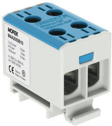 Morek MAA2050B10 OTL 50-2 Fővezetéki sorkapocs, 2xAl/Cu 1, 5-50mm2, 1000V, kék (MAA2050B10)