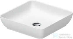 Duravit SIVIDA DuroCast Plus 40x40 cm-es pultra ültethető mosdó csaplyuk nélkül, matt fehér 2660013200 (2660013200)