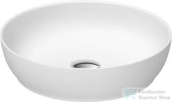 Duravit SIVIDA DuroCast Plus 40 cm-es pultra ültethető mosdó csaplyuk nélkül, matt fehér 2660003200 (2660003200)