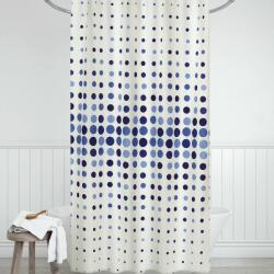 BellaTEX Perdea de duș Buline albastre, 180 x 200 cm Perdea de dus