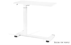 UNIQUE Laptop asztal, állítható magasságú, fehér