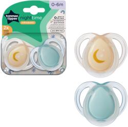 Tommee Tippee Night Time Cumi, 0-6 hó, 2 db (5010415333803) (5010415333803)