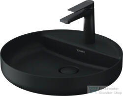 Duravit VITRIUM DuroCast UltraResist 46 cm-es pultra ültethető mosdó 1 csaplyukkal, matt sötétszürke 266246HE71 (266246HE71)