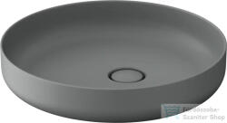 Duravit VITRIUM DuroCast UltraResist 46 cm-es pultra ültethető mosdó csaplyuk nélkül, matt világosszürke 266146HD79 (266146HD79)