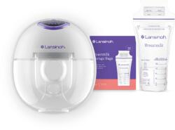 Lansinoh Hordható Mellszívó - Egyes + Anyatejtároló Zacskó - 25 db