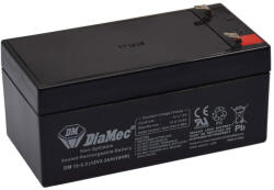 DIAMEC DM1233 szünetmentes akkumulátor, zselés, 12V 3, 3Ah (DM1233) - akkuboltencs