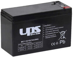 UPS Power MC7-12 12V 7Ah zselés akkumulátor (MC7-12)
