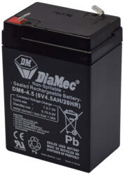 DIAMEC DM645 szünetmentes akkumulátor, zselés, 6V 4, 5Ah (DM645) - akkuboltencs