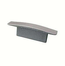 ANRO LED Profile ALP-054 Ezüst - Végzáró elem alumínium süllyeszthető U profilhoz, műanyag, szürke (LP320S-END)