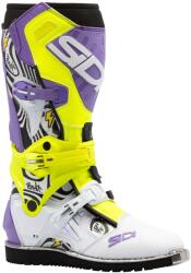 SIDI Crossair HD End BB002 motoros csizma lila-sárga-fehér