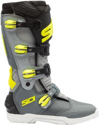 SIDI X Power SC motoros csizma szürke-fluo sárga