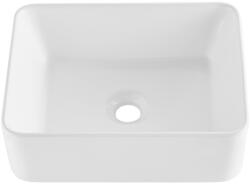 VEVOR Kerámia mosdókagyló 406x305x133 mm fehér pultra ültethető fürdőszobai mosdó (TMSCTCJX4030IV5P5V0)