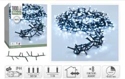  1800 LED-es fényfüzér kültéri/beltéri - Hidegfehér (AX8560070)