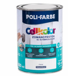 POLI-FARBE Cellkolor Selyemfényű zománcfesték fehér 0, 8l (PO2030104006)