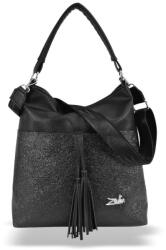 ZELLIA Női Válltáska 21031 Fekete - Crystal - (ZLK-21031-37373726)
