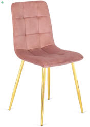 Mebel Elite Rózsaszín Bársony Étkezőszék YORK