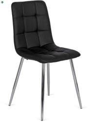 Mebel Elite Fekete Eco-bőr Étkezőszék ENZO