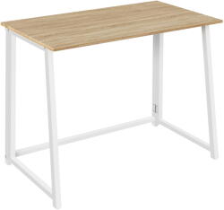  Birou ZARIMO pliabil 80×40 cm, alb/stejar sonoma