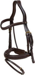 DYON Anatómiai lovagló kantár kombinált orrszíjjal, fonott Pull-lal Dy'on nagyló barna