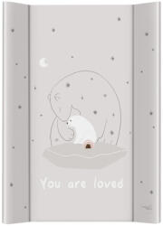 Ceba Baby Basic Polar Bears Kétoldalas Pelenkázó Alátét Kemény Deszkával 50x70cm - Stabil, Biztonságos és Könnyen Tisztítható Pelenkázófelület Babáknak