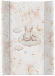 Ceba Baby Ultra Light Sleepy Bunny Pelenkázó Alátét 2 Szegéllyel és Merev Lappal 50x70cm - Stabil, Könnyű és Könnyen Tisztítható Pelenkázófelület Babáknak