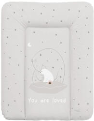 Ceba Baby Basic Polar Bears Puha Kis Pelenkázó Alátét 50x70cm - Kényelmes, Puha és Könnyen Tisztítható Pelenkázófelület Babáknak