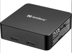 Sandberg 3 in 1 mágneses powerbank, 5000 mAh (18.5 Wh), carry - on approved, 1, 8 cm, 5 év garancia (421-28)