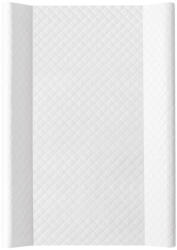 Ceba Baby Comfort Caro Fehér Pelenkázó Alátét 2 Szegéllyel és Merev Lappal 50x70cm - Prémium Minőségű, Stabil és Könnyen Tisztítható Pelenkázófelület Babáknak