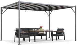 Garden Point Antracit Paros 3x4m terasz pergola szúnyoghálóval Garden Point (GAP1258)