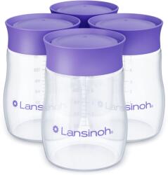 Lansinoh anyatejtároló palack fedéllel 160ml 4db